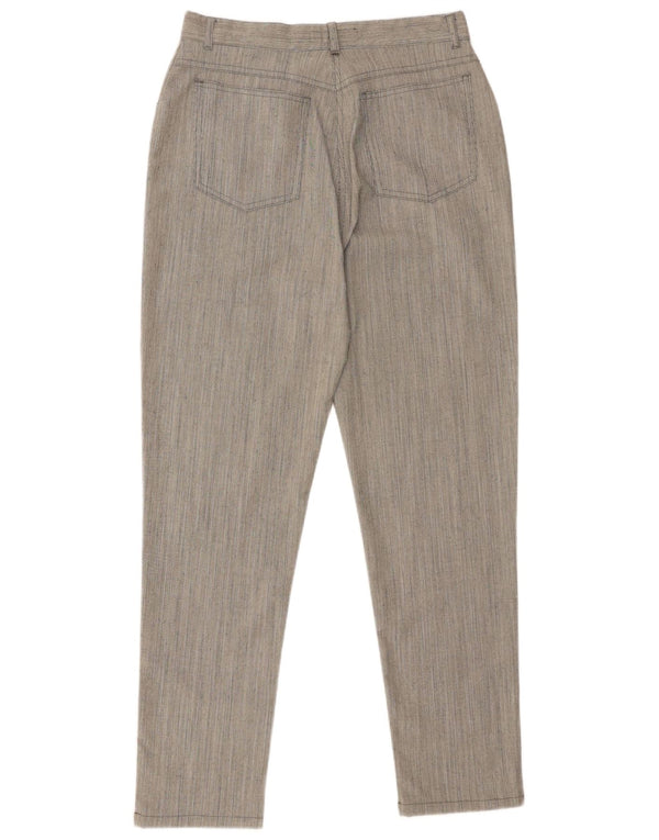 Penny Black Womens Tapered Casual Trousers UK 16 Large W28 L29 Grey Striped