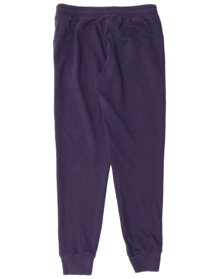 Женский спортивный костюм PUMA Брюки Джоггеры UK 14 Средний Темно-Синий Хлопок