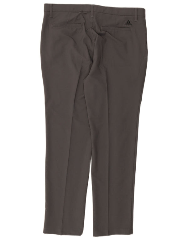 Мужские брюки-чинос Adidas Slim W34 L30, серый полиэстер