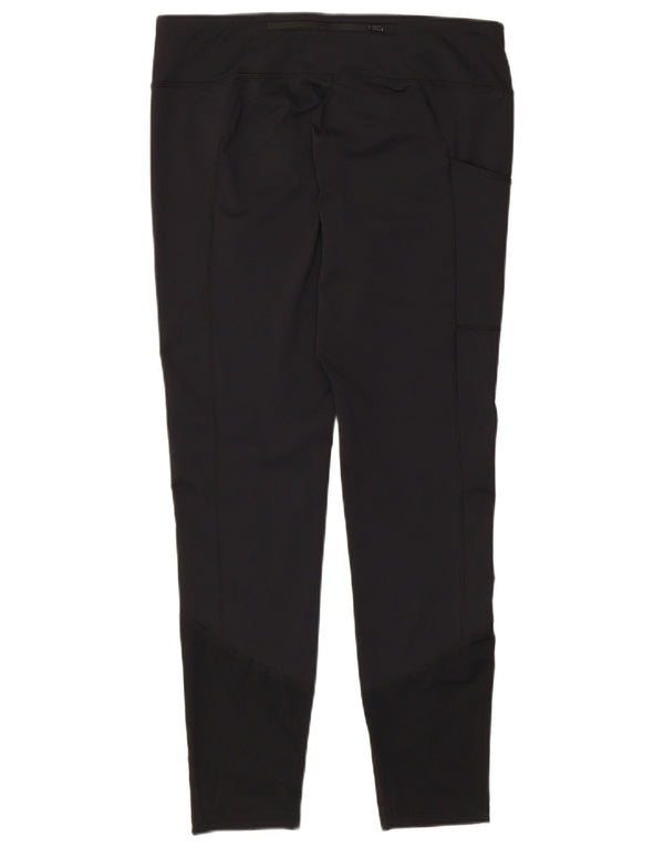 Женские леггинсы NIKE Dri Fit UK 16, большие размеры, черный полиэстер