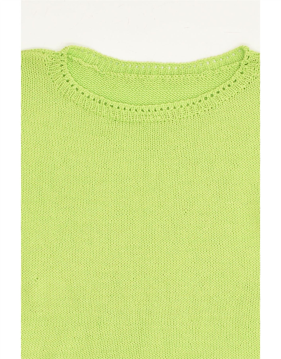 VINTAGE Womens Crew Neck Jumper Sweater UK 14 Large Green | Vintage Vintage | Thrift | Second-Hand Vintage | Used Clothing | Messina Hembry 