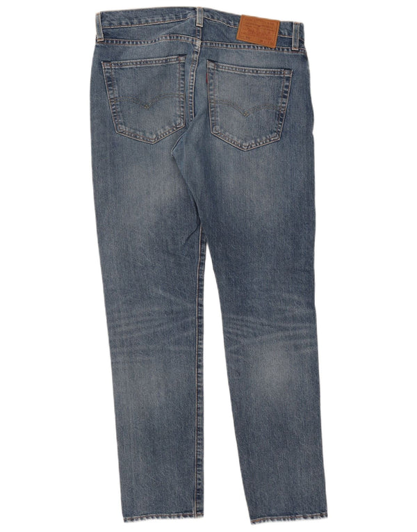 Мужские зауженные джинсы Levi's 512 W32 L32 синие, хлопок