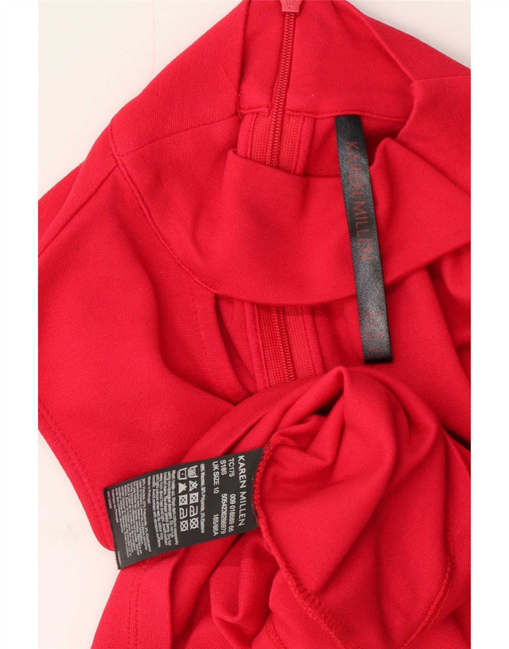 Женская блузка Karen Millen Top UK 10, маленькая красная вискоза