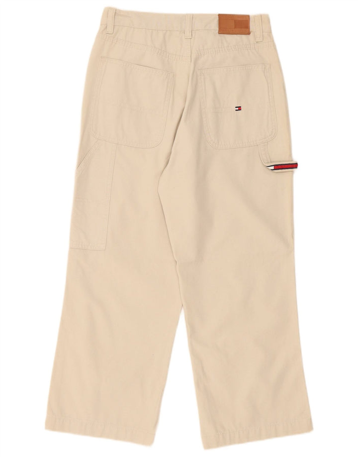 Tommy Hilfiger Женские укороченные брюки карго США 6 Средний W28 L24 Белый