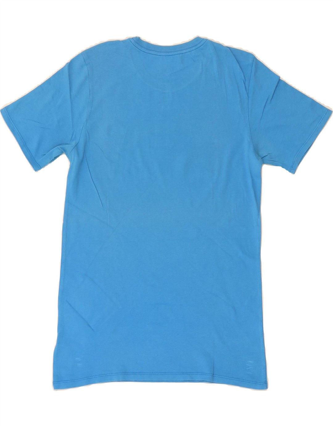 NIKE Mens Athletic Cut Graphic T-Shirt Top Small Blue Vintage Nike and Second-Hand Nike from Messina Hembry 