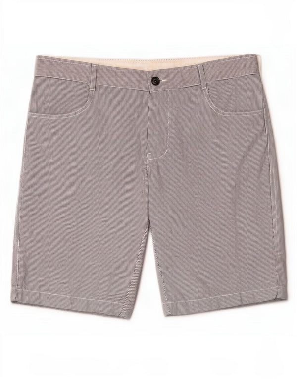 Benetton Мужские повседневные шорты IT 48 Medium W38 Синие в полоску