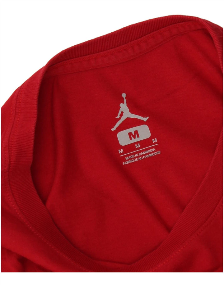 Jordan Mens T-Shirt Top Medium Red