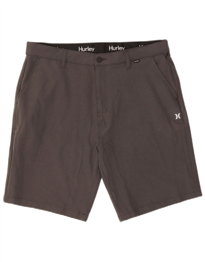Мужские шорты чинос Hurley W36, большие серые, полиакрил