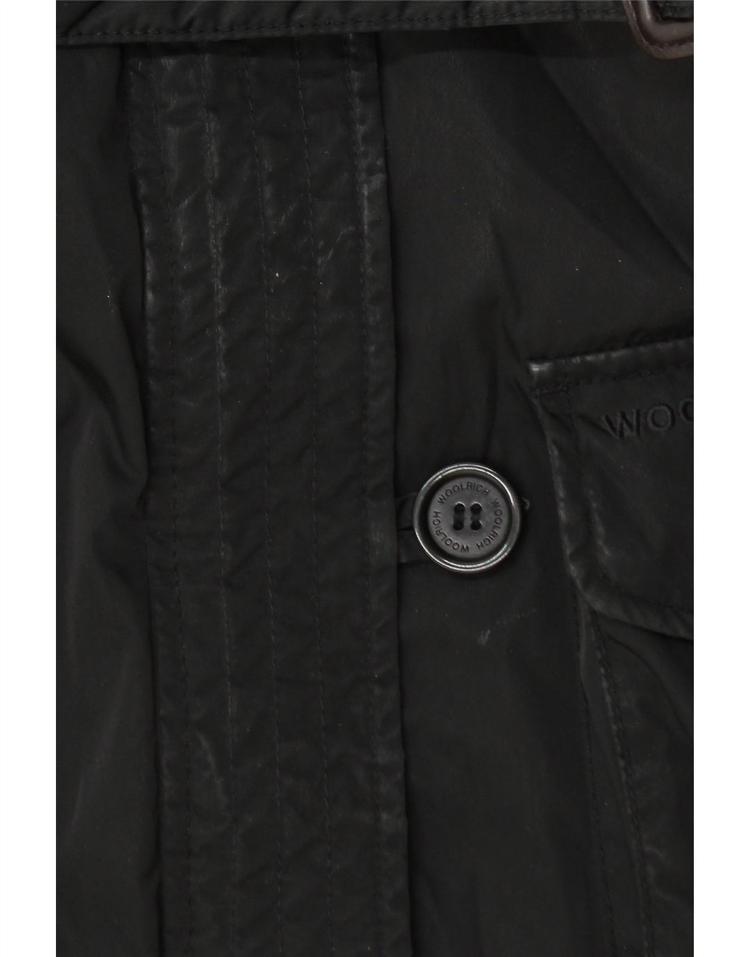 Женская куртка Woolrich с капюшоном UK 14, средний черный полиэстер