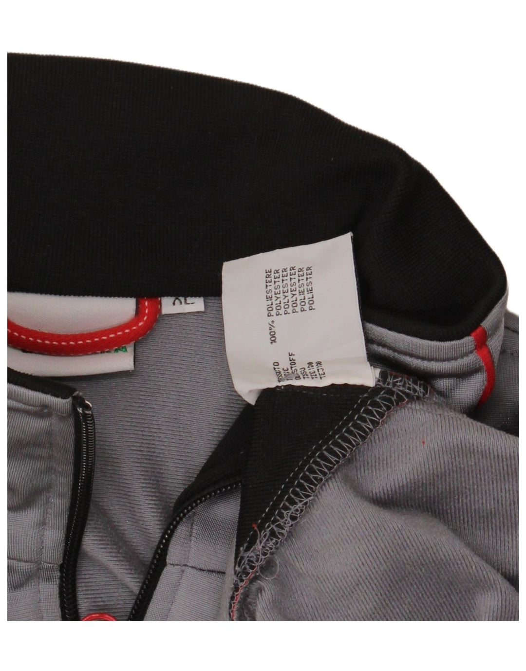 Мужской спортивный костюм DIADORA, верхняя куртка XL, серый полиэстер с цветными блоками