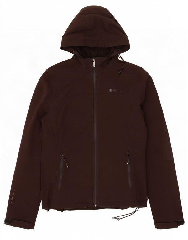 Женская ветровка с капюшоном Mountain Warehouse UK 12, средний коричневый цвет
