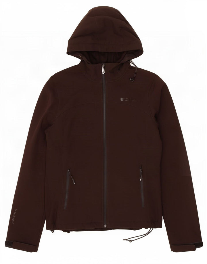 Женская ветровка с капюшоном Mountain Warehouse UK 12, средний коричневый цвет
