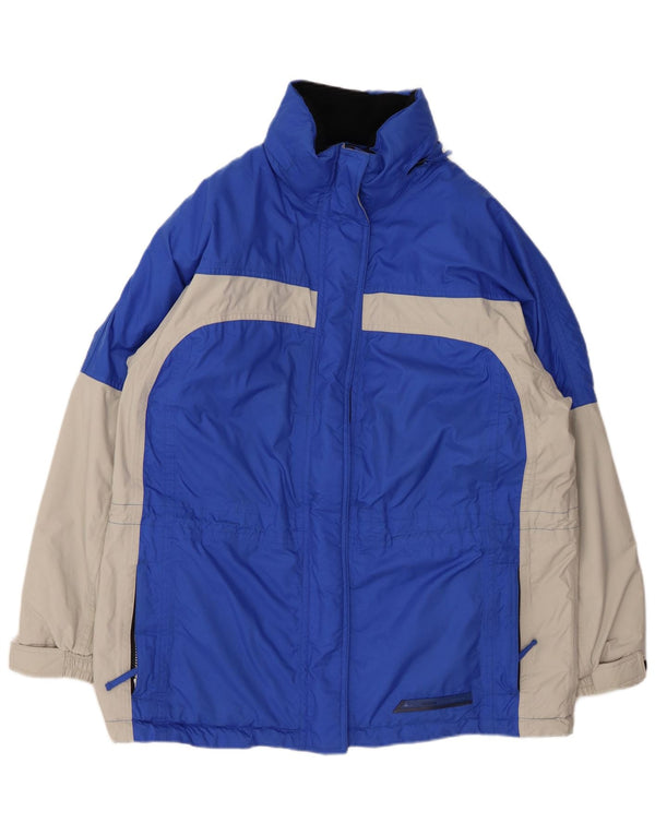 HIGH COLORADO Женская ветровка оверсайз размера EU 44 XL, синяя с цветными блоками