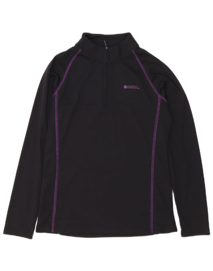 Женский спортивный пуловер Mountain Warehouse Top UK 10, маленький черный цвет