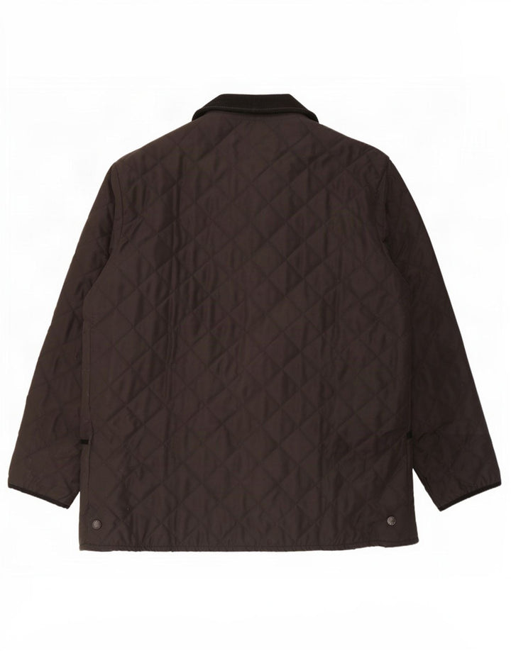 Мужская стеганая куртка Barbour UK 42 XL, черный полиэстер