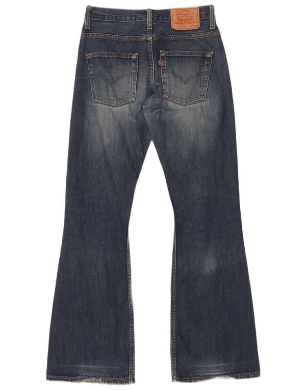 Женские расклешенные джинсы Levi's 516 W29 L34 Темно-синие