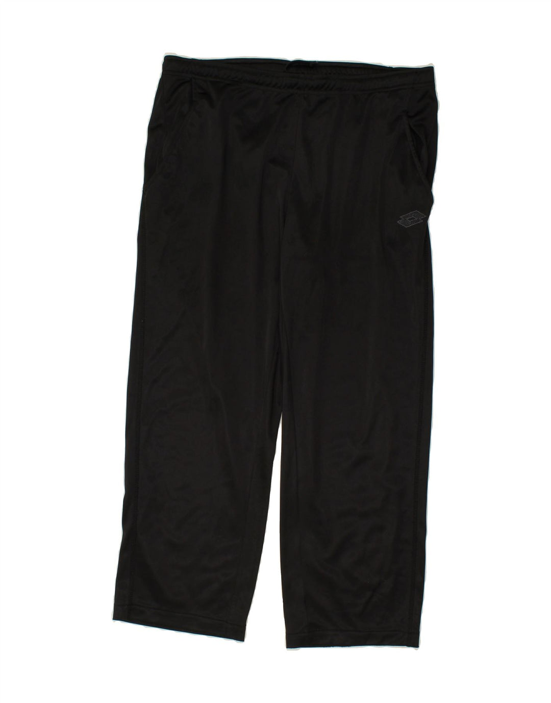 LOTTO Mens Tracksuit Trousers XL Black Polyester | Vintage Lotto | Thrift | Second-Hand Lotto | Used Clothing | Messina Hembry 