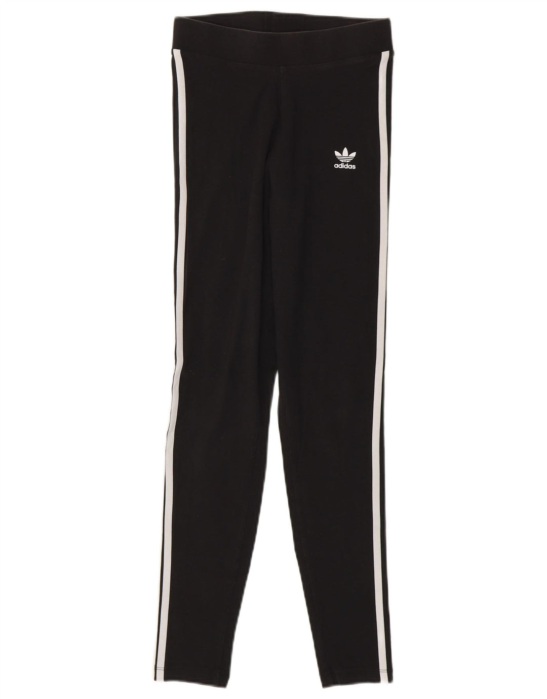 Женские леггинсы Adidas UK 8, маленькие черные хлопковые