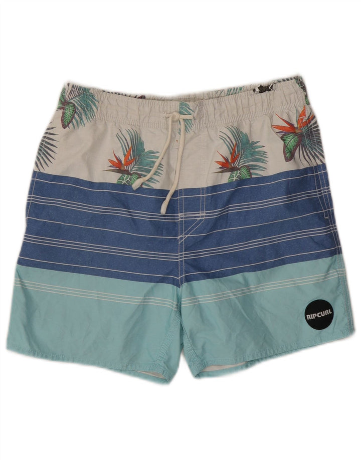 Мужские шорты для плавания с рисунком Rip Curl, маленькие разноцветные полоски