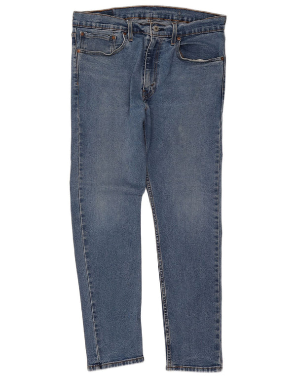 Мужские зауженные джинсы Levi's 512 W34 L30 синие, хлопок