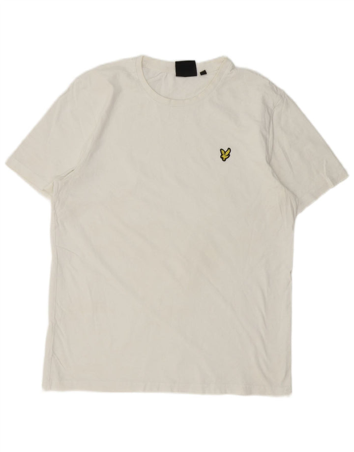 Мужская футболка Lyle & Scott, большая белая