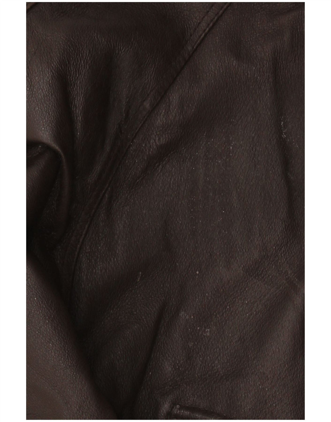 Винтажная мужская кожаная куртка UK 40, большая коричневая кожа