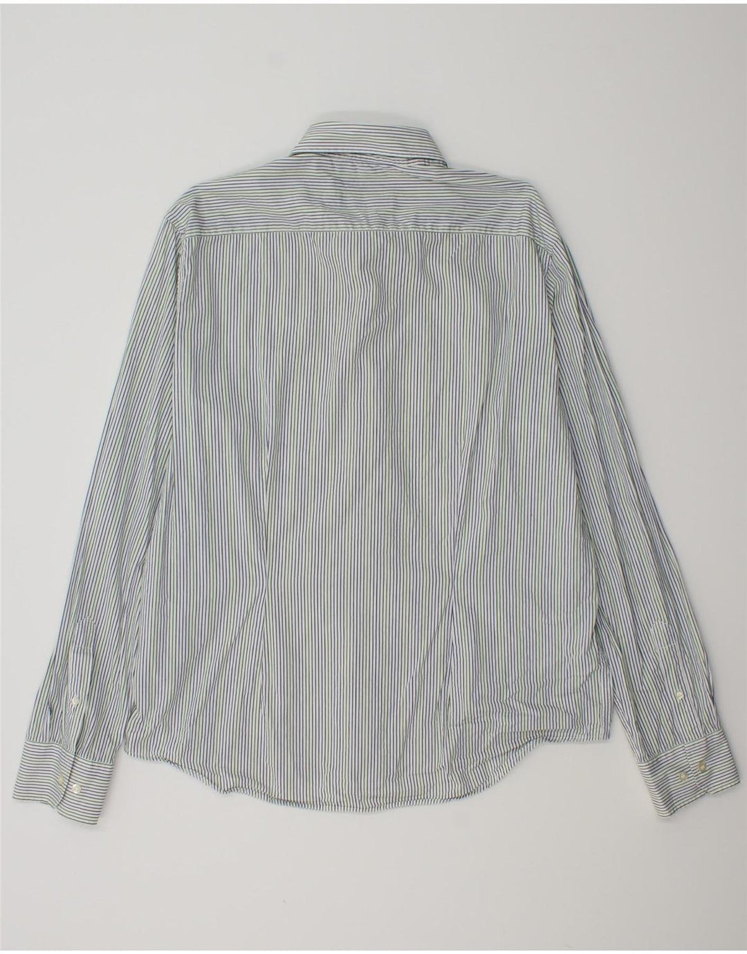 FRED PERRY Мужская рубашка приталенного кроя 2XL, синяя хлопковая полоска