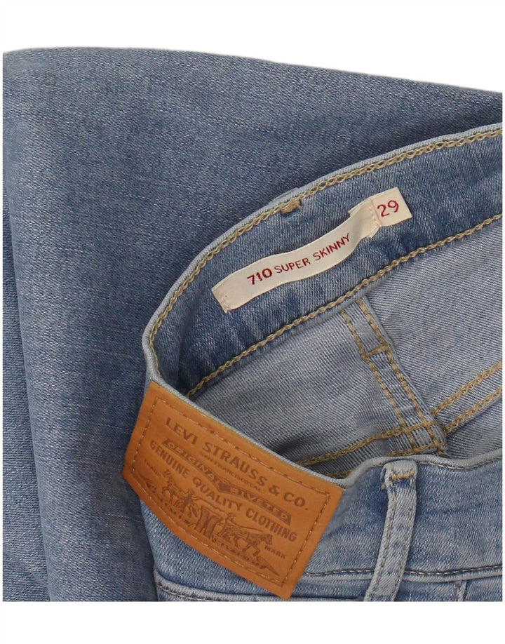 Женские джинсы Levi's 710 Super Skinny W29 L32 синие