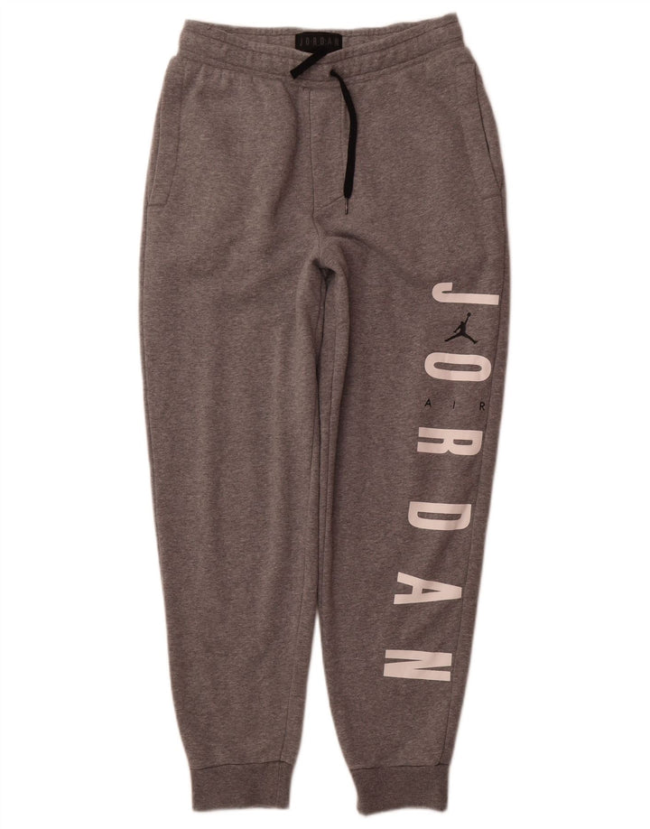 Мужские спортивные брюки с графическим рисунком Jordan XS, серые хлопковые брюки