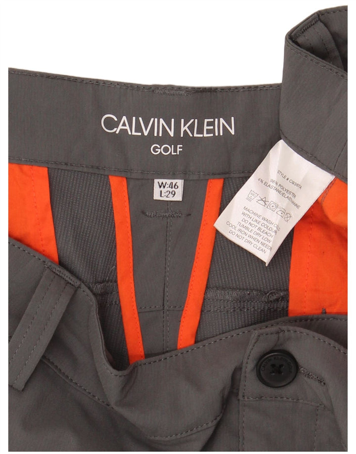 Мужские прямые брюки чинос Calvin Klein Golf W46 L29, серый полиэстер