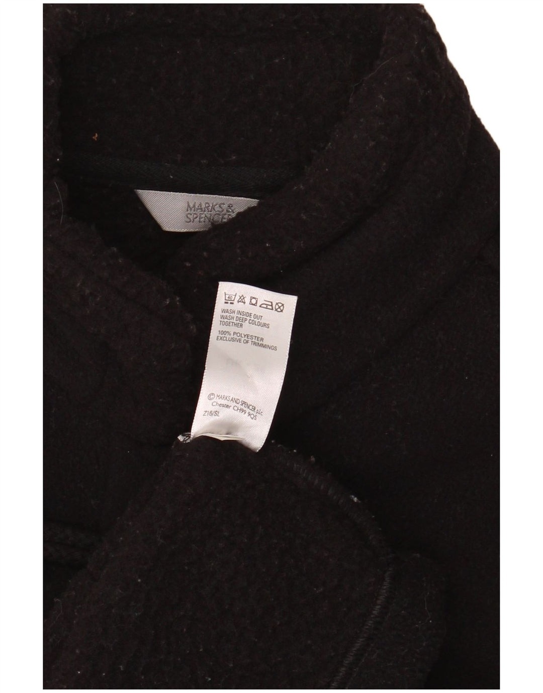 Женский дафлкот оверсайз Marks & Spencer UK 20 2XL, черный полиэстер