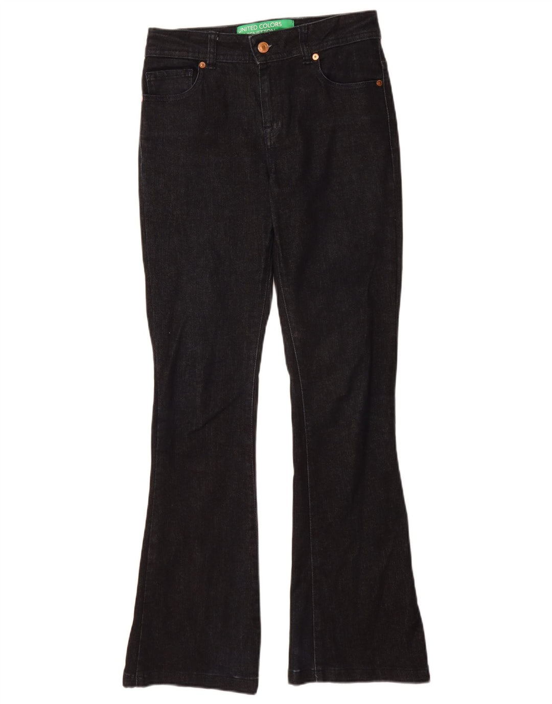 Женские джинсы Benetton Bootcut W27 L30 Темно-синие, хлопок