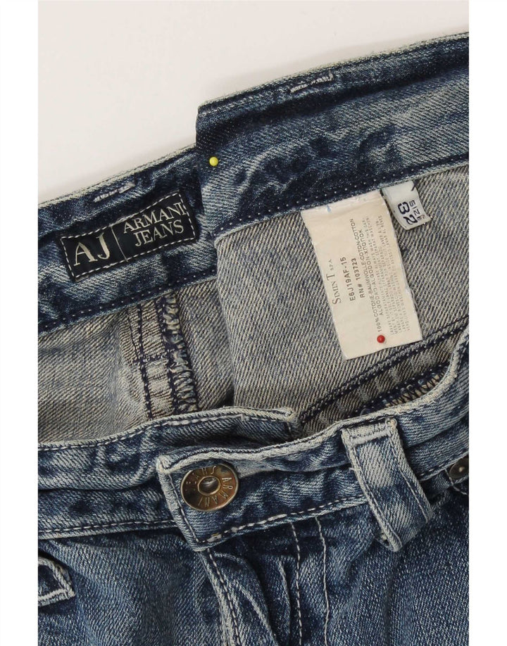 Женские прямые джинсы Armani W32 L29 синие, хлопок