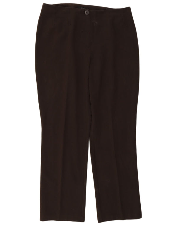 Женские прямые повседневные брюки Marks & Spencer UK 14 Medium W32 L30 Коричневые