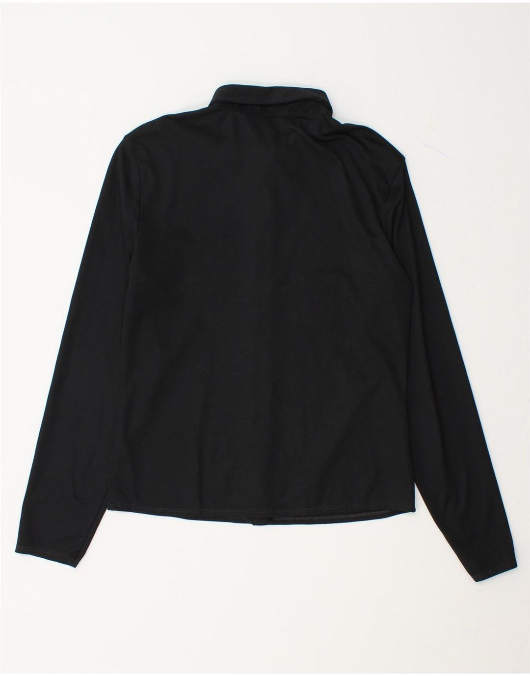 BENETTON Womens Shirt Blouse IT 44 Medium Black Polyester Vintage Benetton and Second-Hand Benetton from Messina Hembry 
