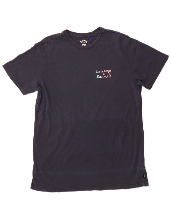 BILLABONG Мужская футболка с рисунком Top XL Темно-синий хлопок
