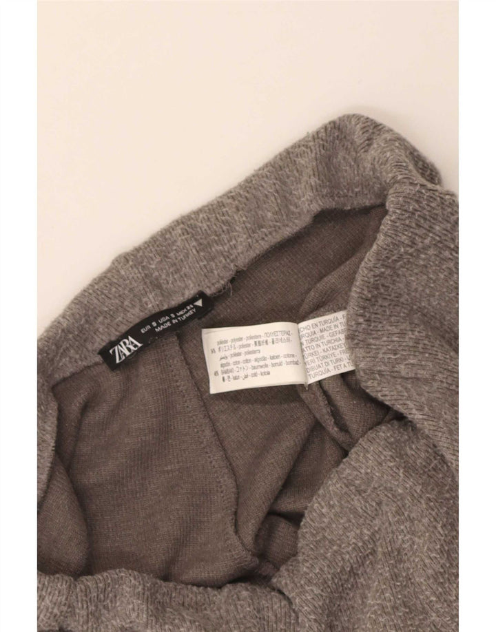 Женские спортивные брюки Zara UK 8, маленький серый полиэстер