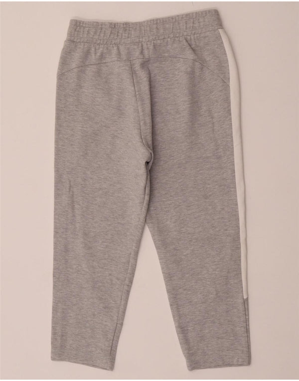 Женские спортивные брюки Puma UK 6 XS серые, хлопок с цветными блоками