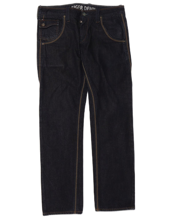 Женские прямые джинсы Tommy Hilfiger W33 L31 Темно-синие, хлопок