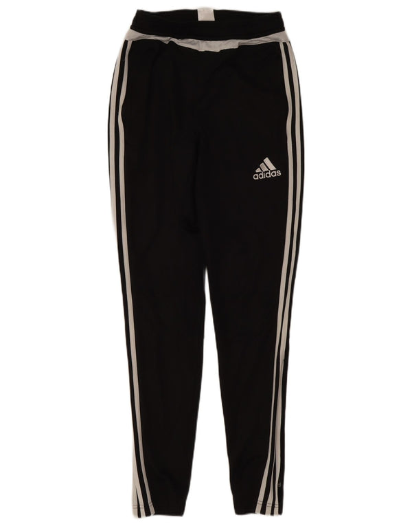 Мужские спортивные брюки Adidas Climalite XS, черные полиэстер с цветными блоками