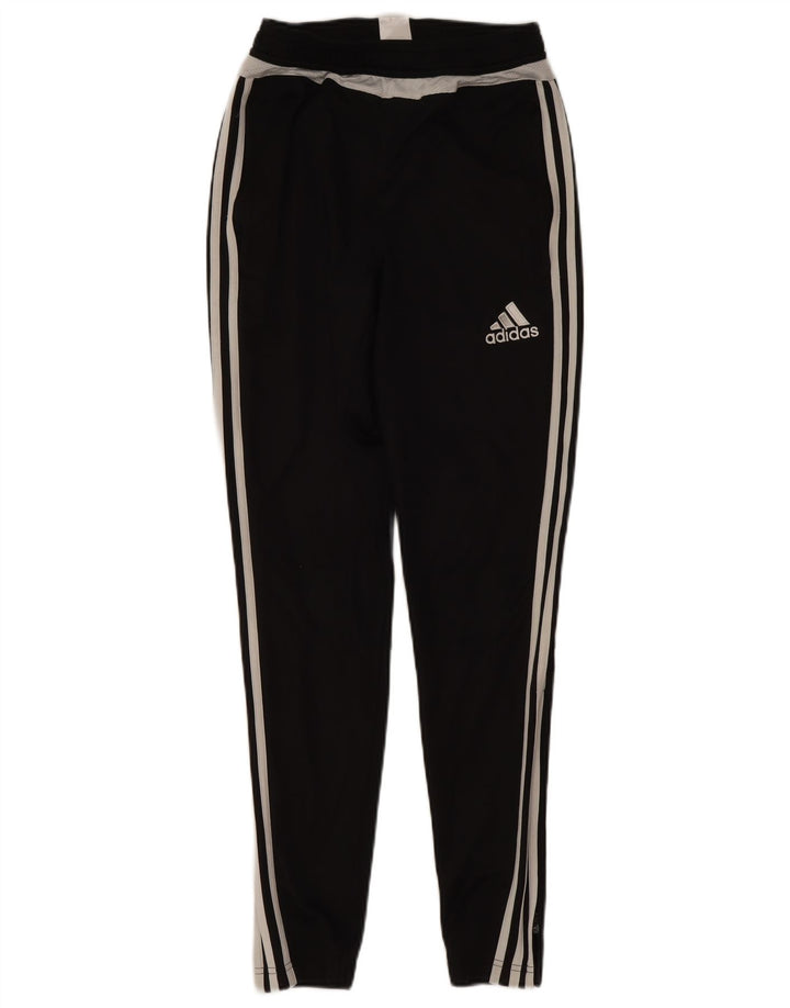 Мужские спортивные брюки Adidas Climalite XS, черные полиэстер с цветными блоками