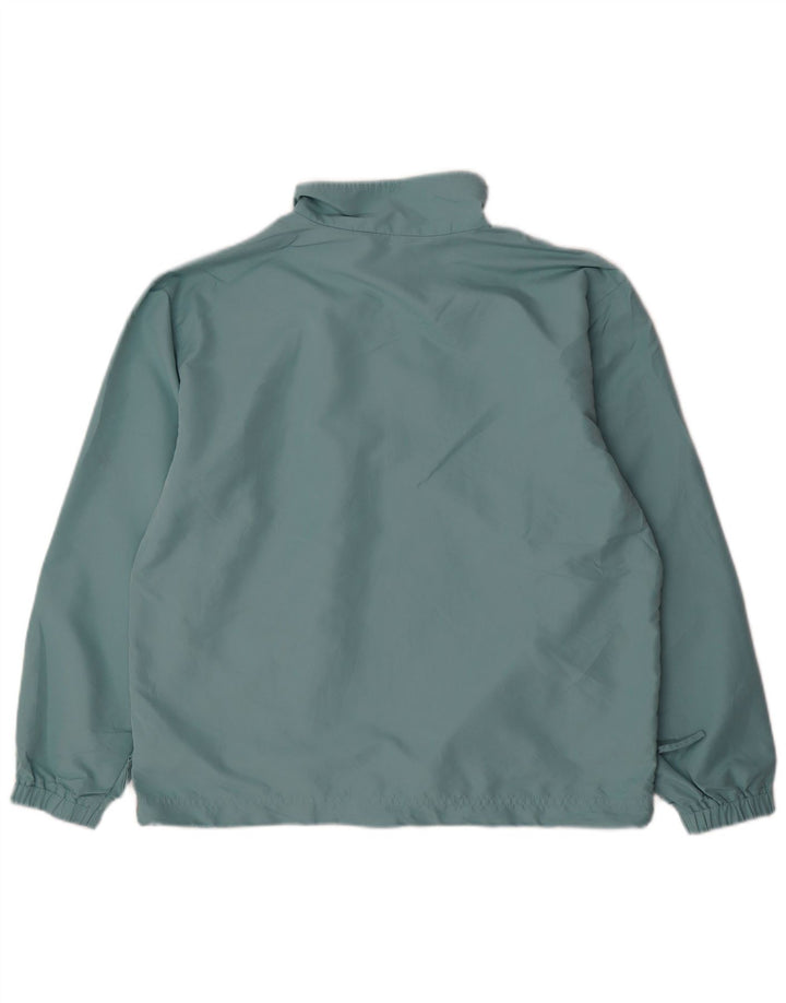 IZOD Мужской пуловер с воротником на молнии, спортивный костюм, средний синий полиэстер