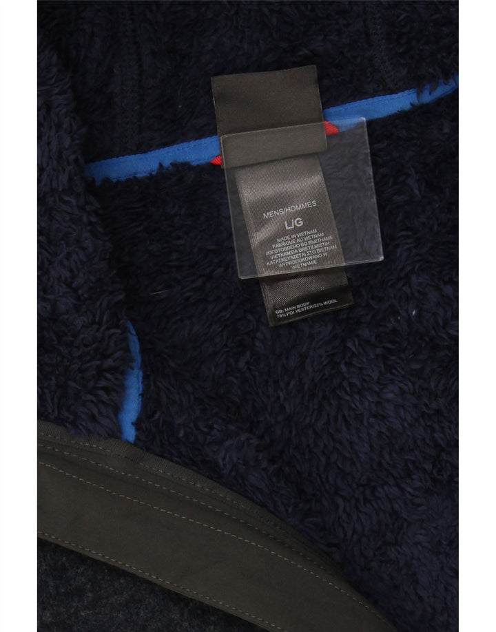 Мужской кардиган с капюшоном THE NORTH FACE, большой темно-синий полиэстер