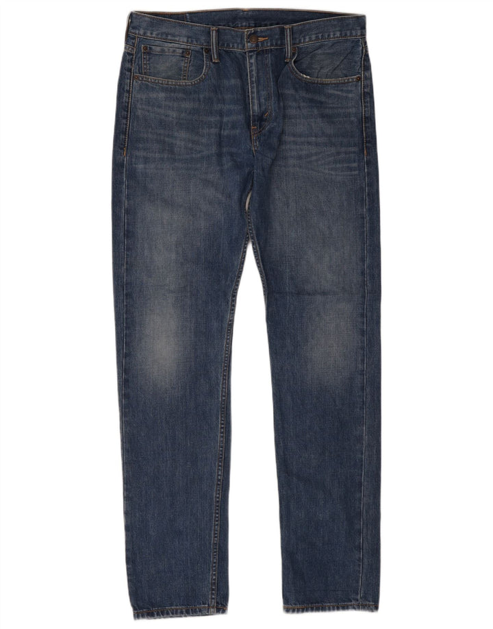 Мужские зауженные джинсы Levi's 508 W33 L34 синие, хлопок