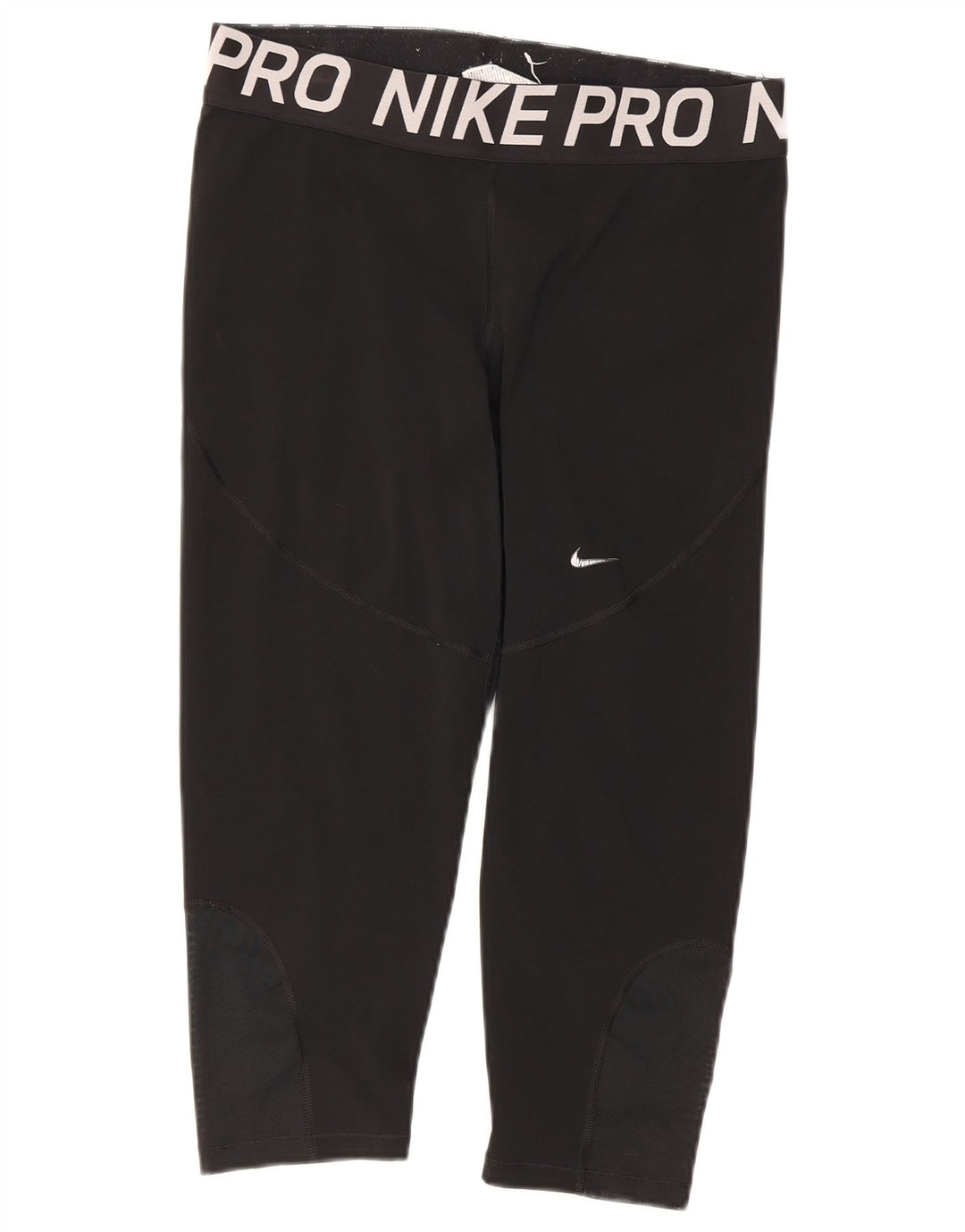 Женские леггинсы-капри Nike Dri Fit UK 18 XL, черный полиэстер