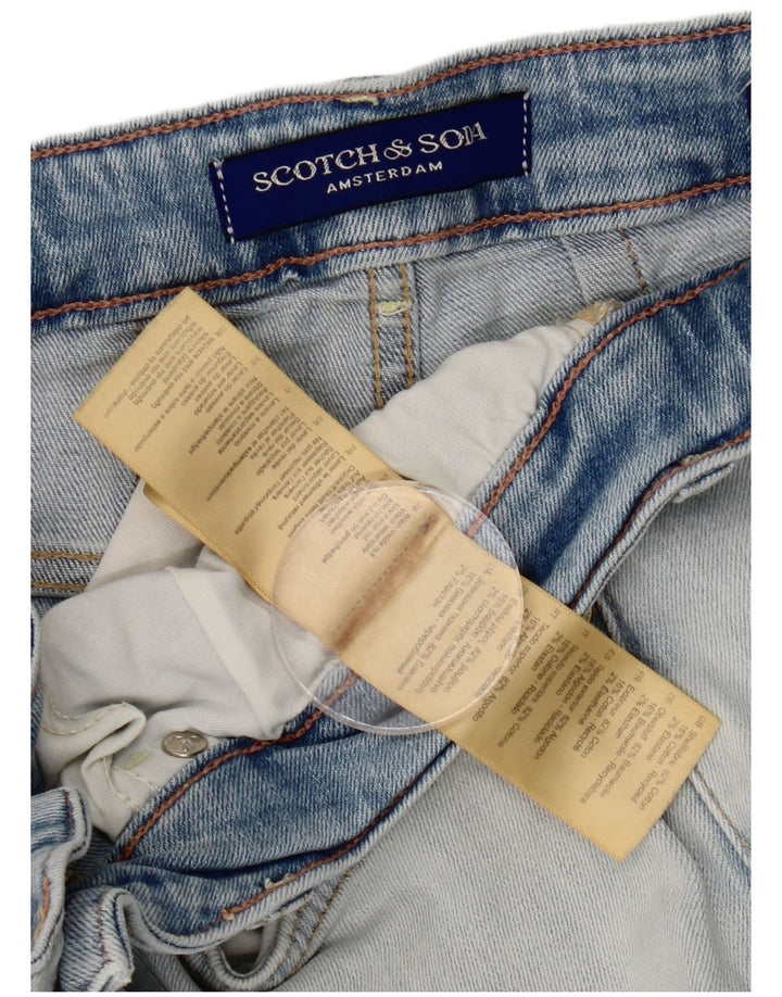Женские узкие джинсы Scotch & Soda W31 L28, синий хлопок