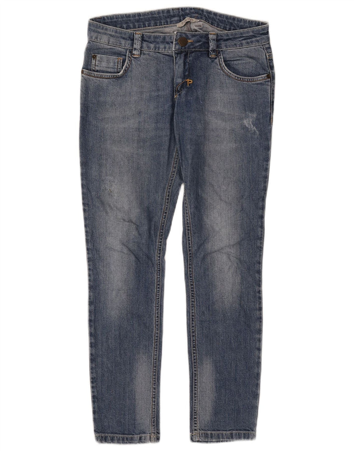 Женские узкие джинсы Pinko W28 L27 синие, хлопок