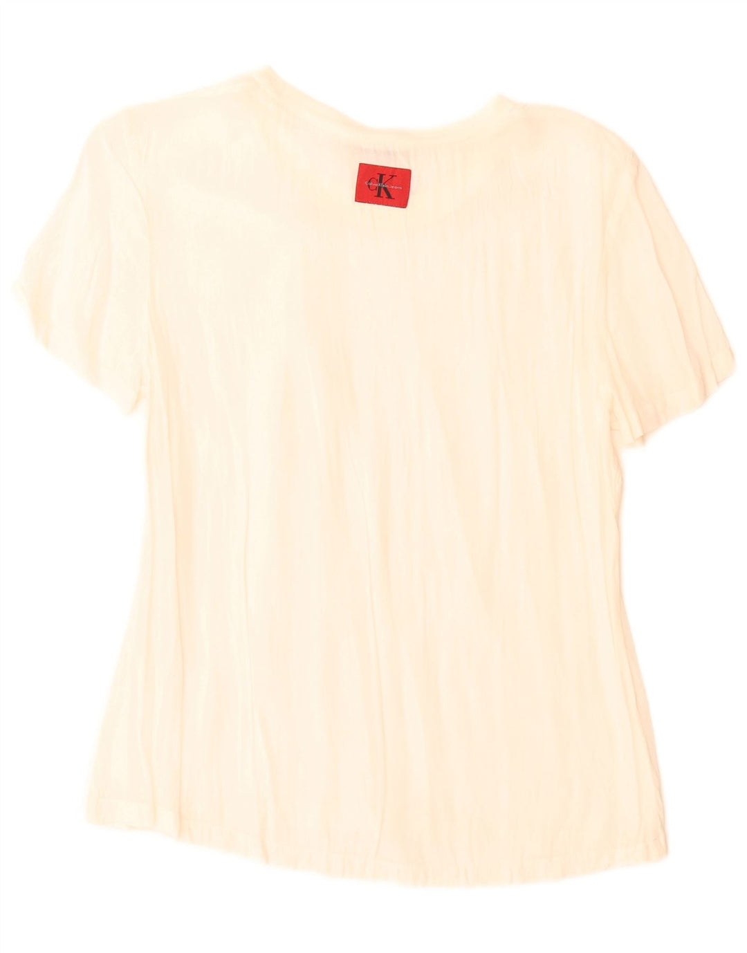 Женская блузка Calvin Klein Jeans Top UK 10 Small Off White