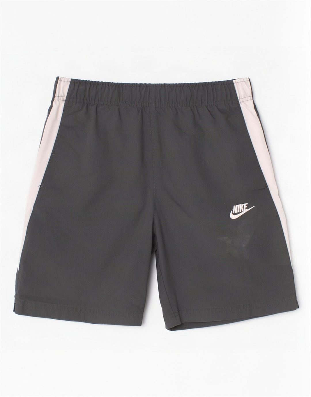 Спортивные шорты Nike для мальчиков 12–13 лет, большие серые цвета, полиэстер с цветными блоками