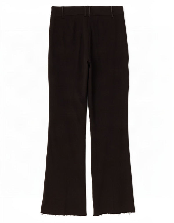 Женские костюмные брюки Max & Co. Bootcut UK 6 XS W30 L33, черный полиэстер